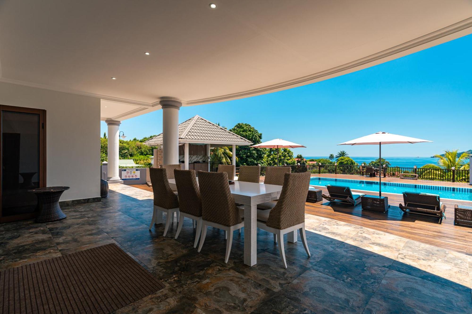D'Offay Seaview Apartments Beau Vallon  Bagian luar foto