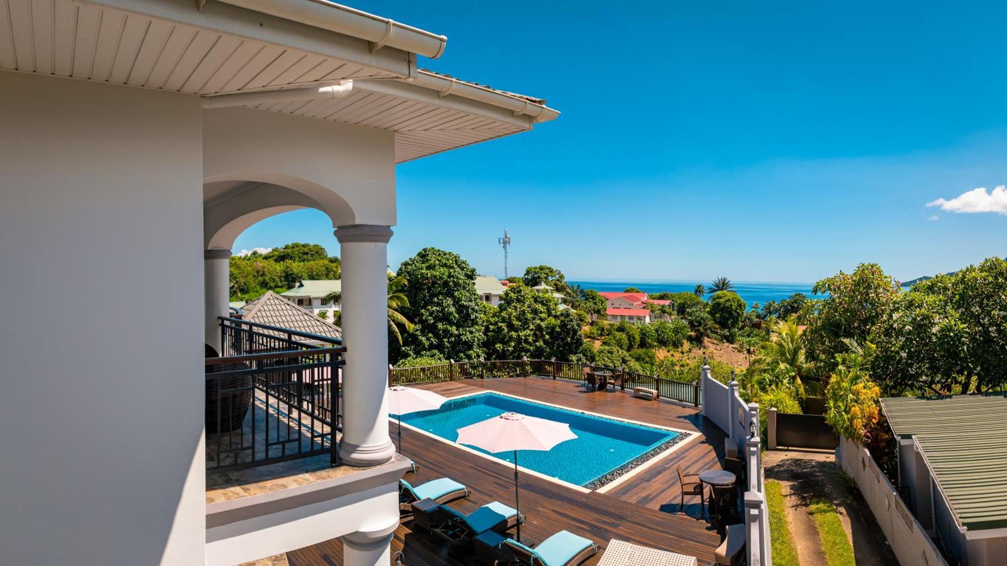 D'Offay Seaview Apartments Beau Vallon  Bagian luar foto
