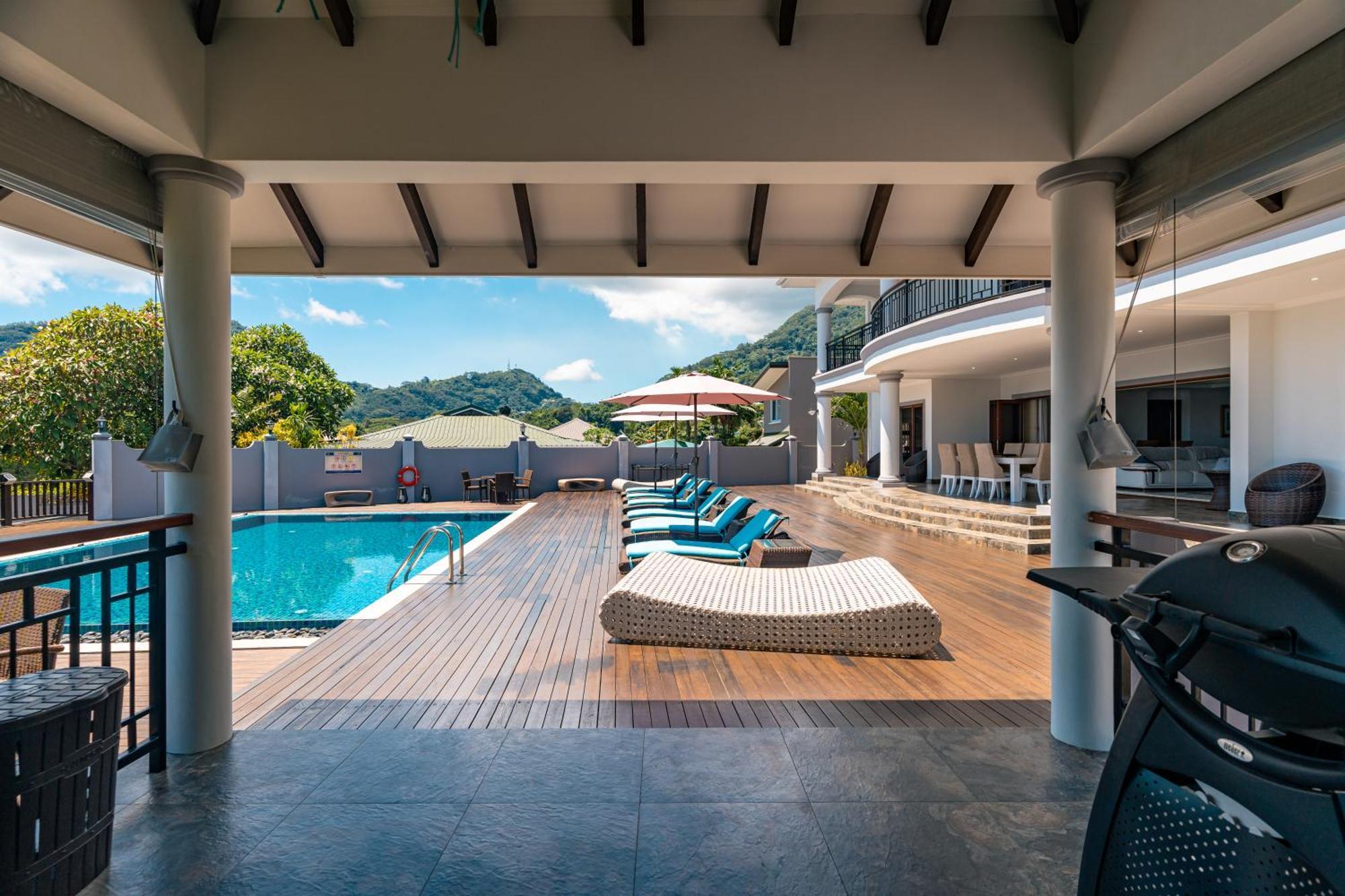 D'Offay Seaview Apartments Beau Vallon  Bagian luar foto