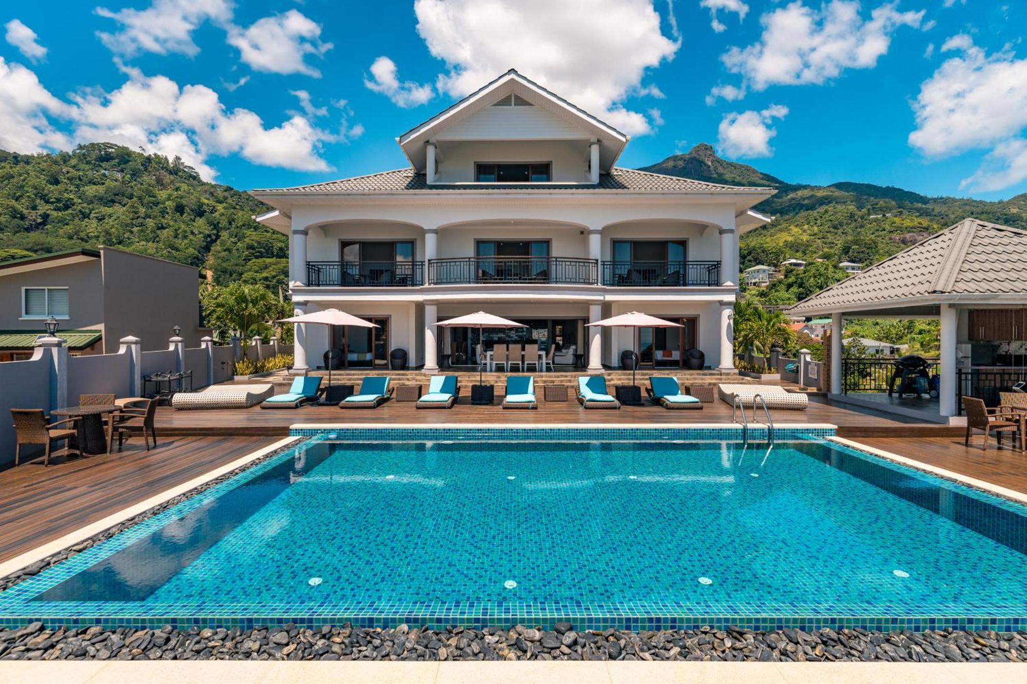D'Offay Seaview Apartments Beau Vallon  Bagian luar foto