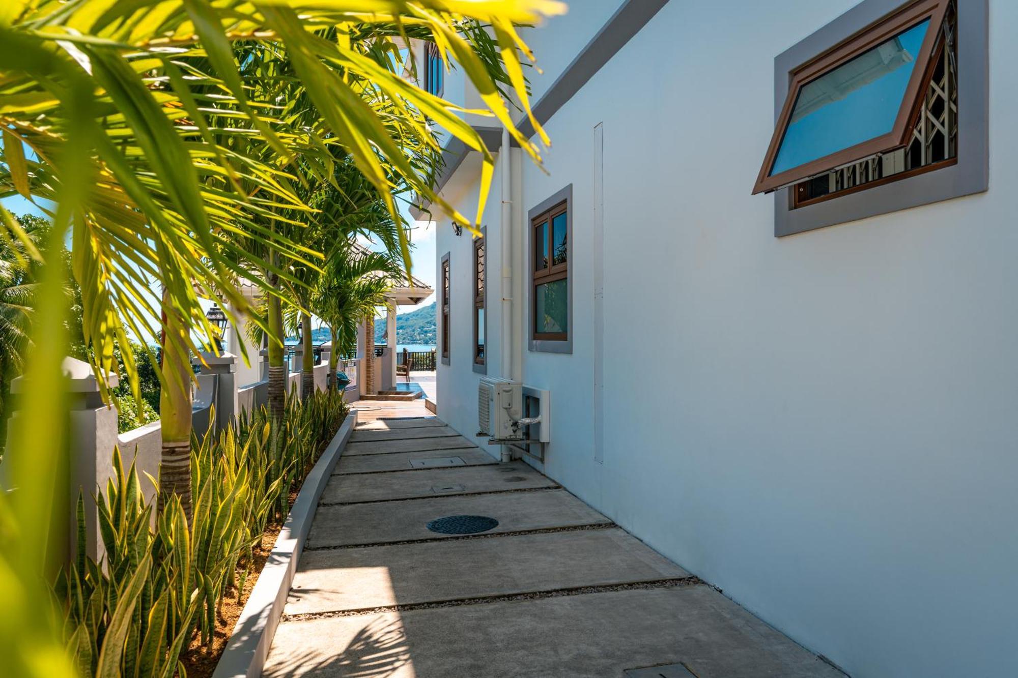 D'Offay Seaview Apartments Beau Vallon  Bagian luar foto