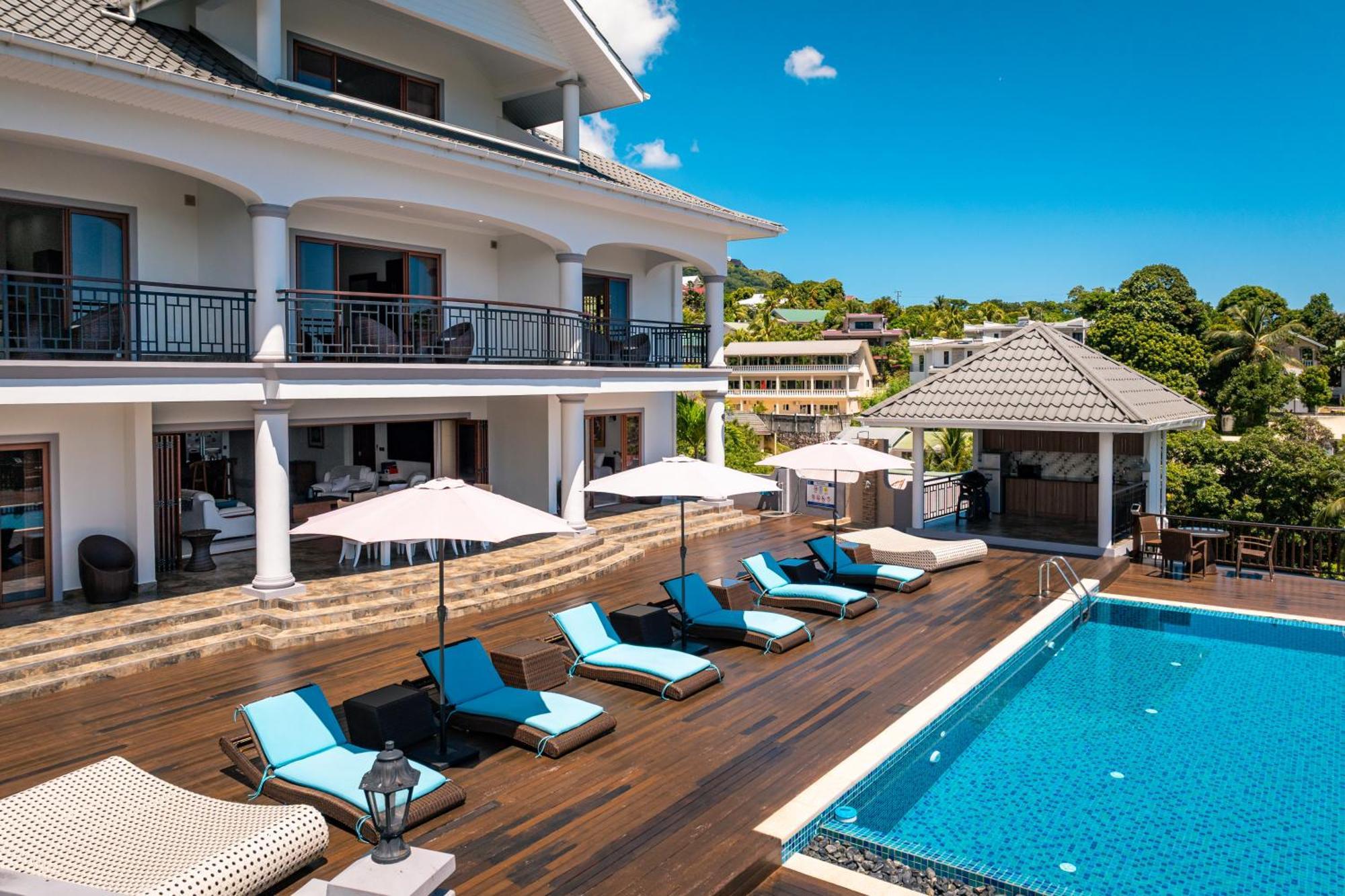 D'Offay Seaview Apartments Beau Vallon  Bagian luar foto