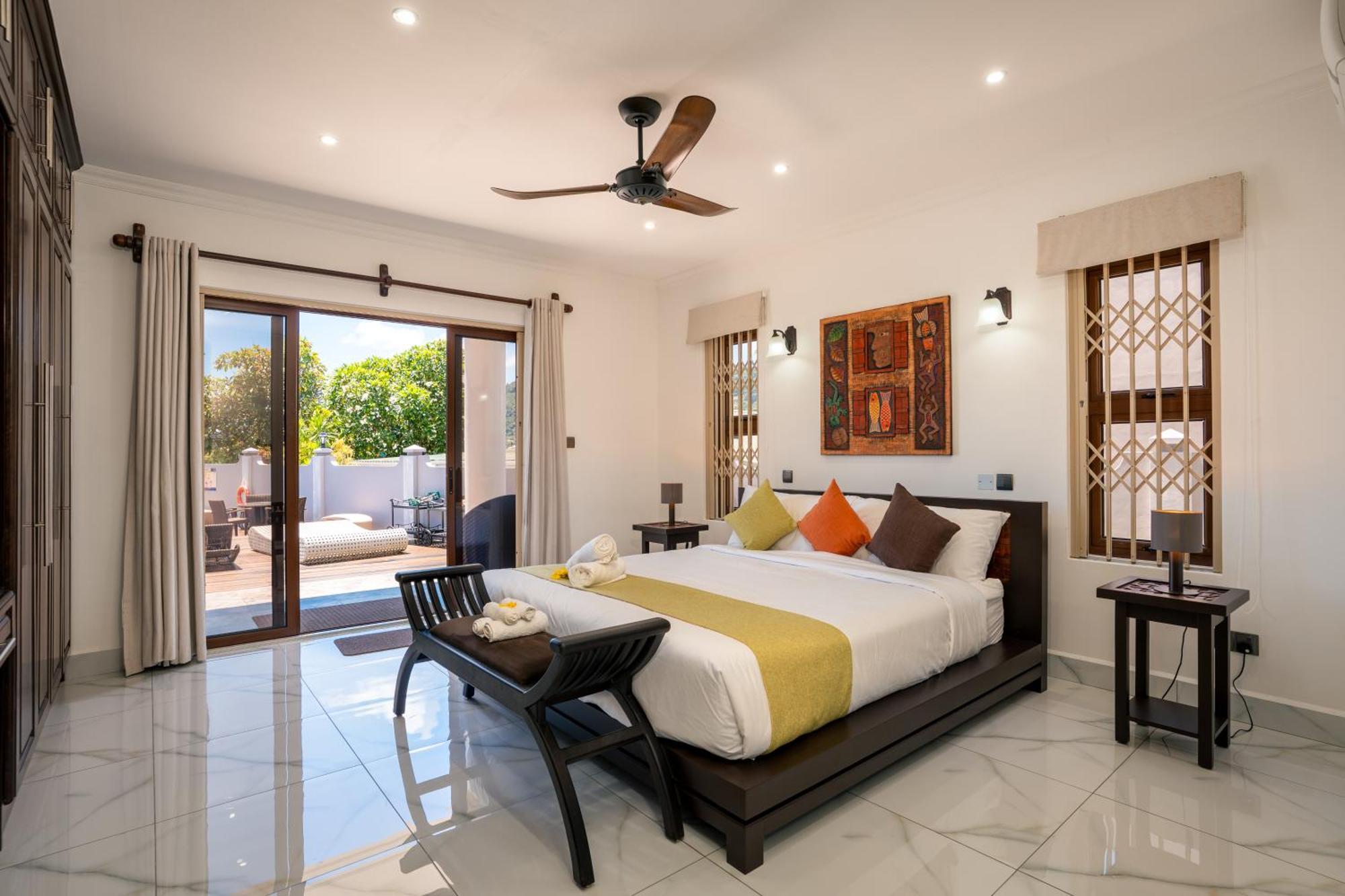 D'Offay Seaview Apartments Beau Vallon  Bagian luar foto