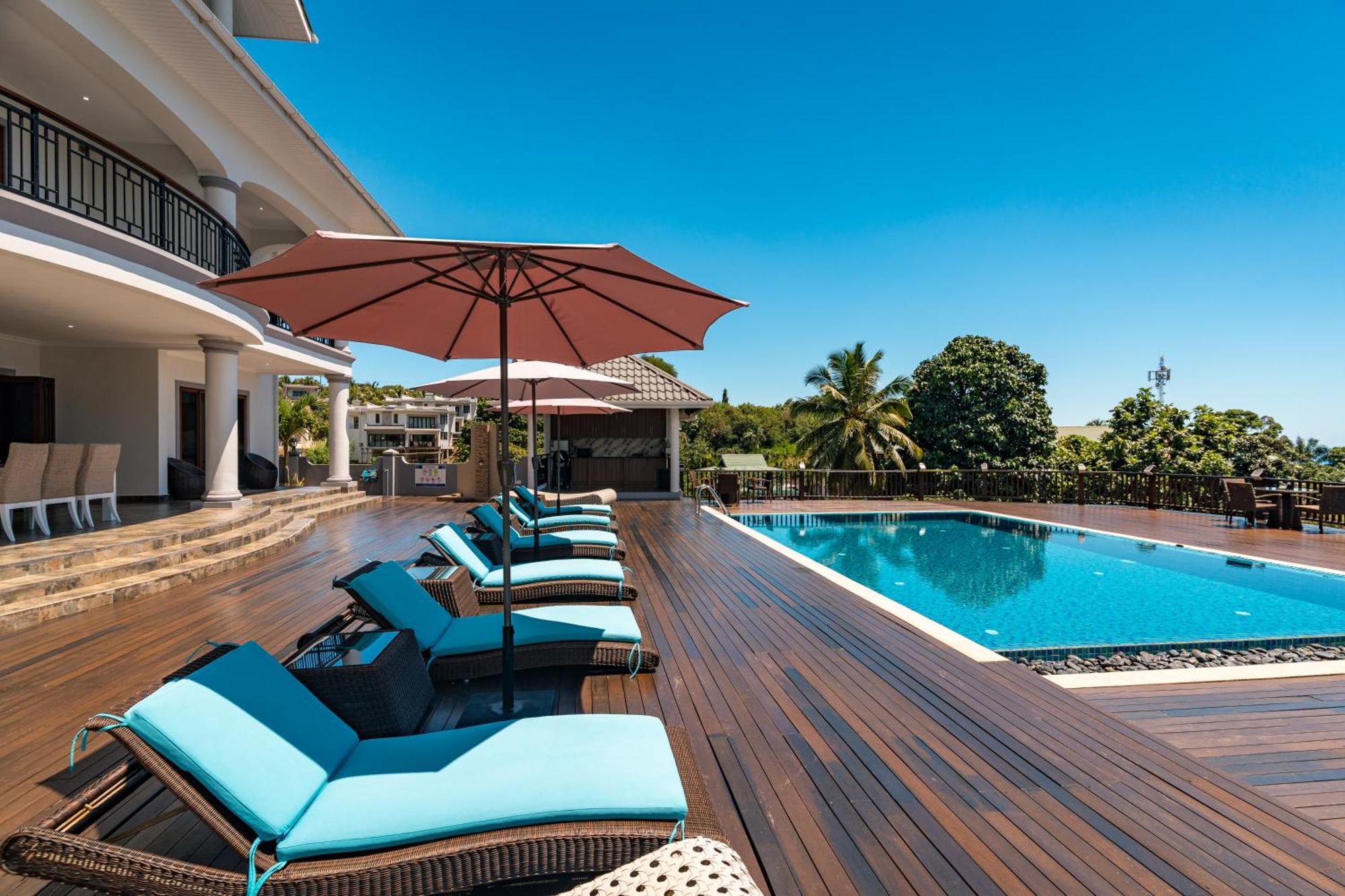D'Offay Seaview Apartments Beau Vallon  Bagian luar foto