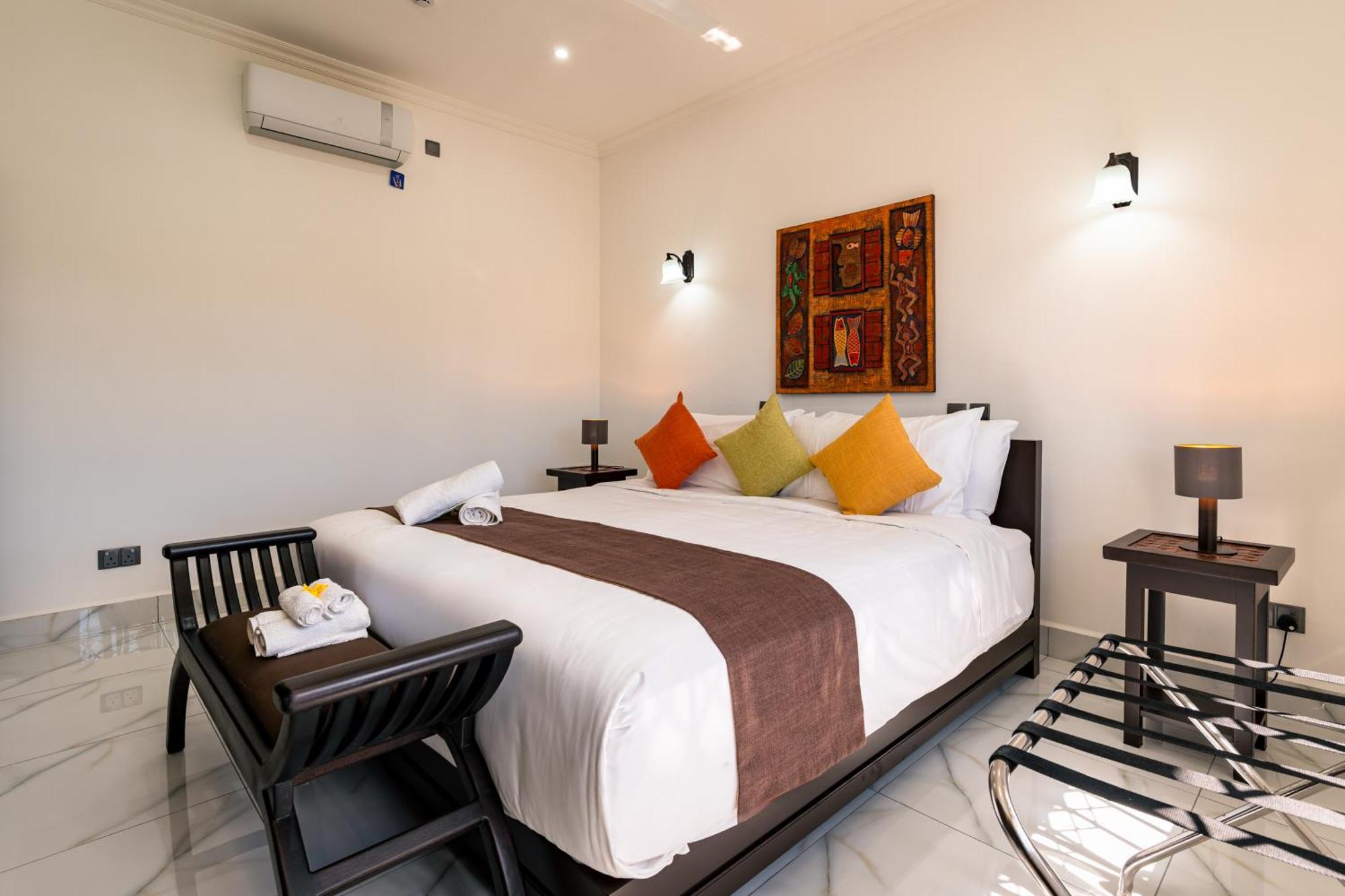 D'Offay Seaview Apartments Beau Vallon  Bagian luar foto