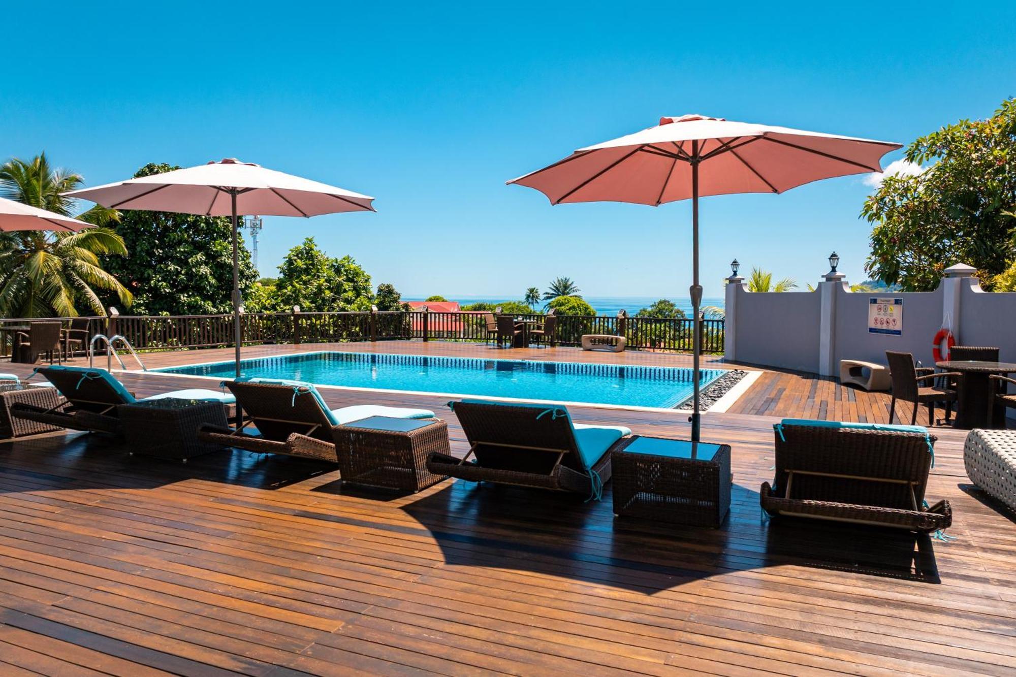 D'Offay Seaview Apartments Beau Vallon  Bagian luar foto